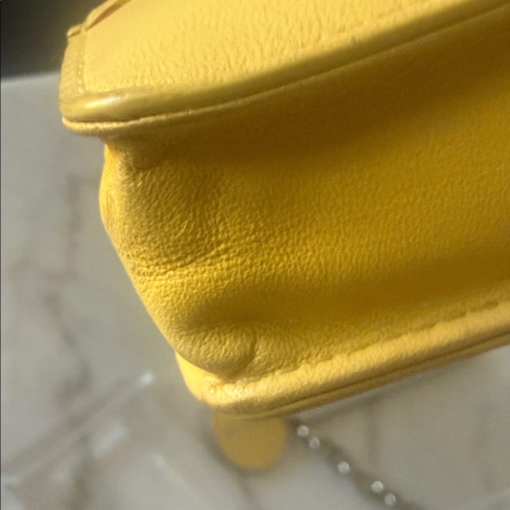 Authentic Givenchy Yellow Leather Crossbody 2014 Timeless Designer Piece-Rare - Picture 6 of 13